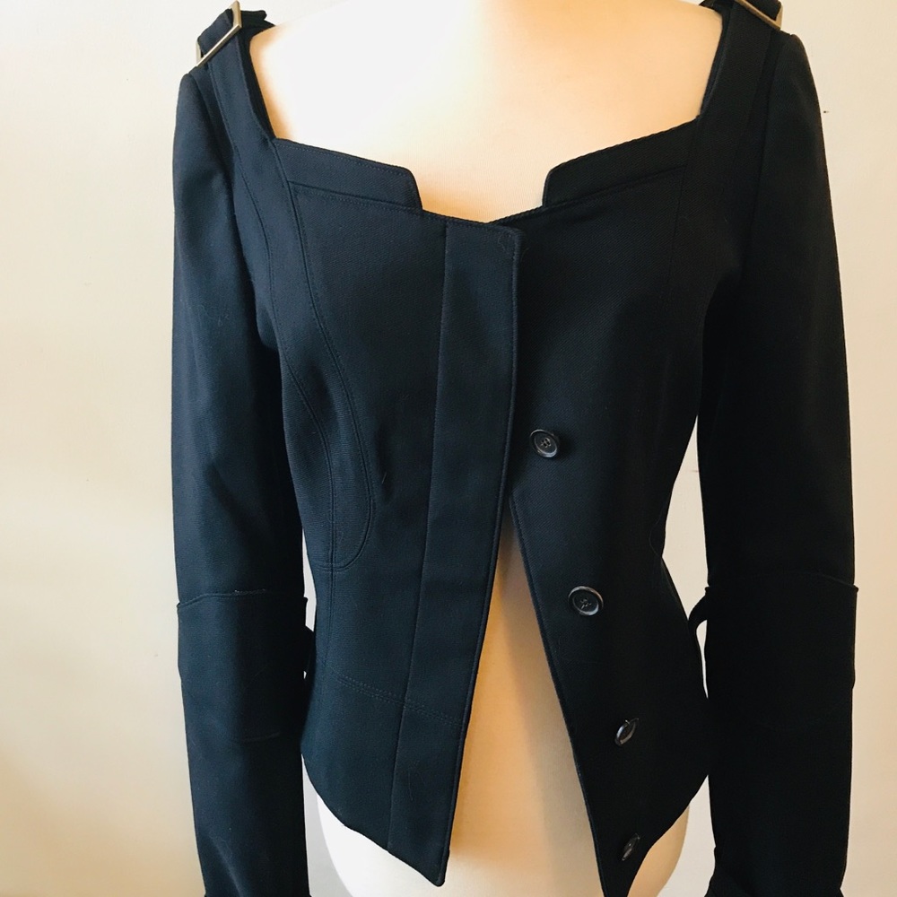 SOLD - Black Buckle Gucci Jacket Tom Ford 2003